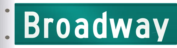 Broadway street sign, Manhattan