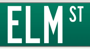 Elm St street sign, Yonkers